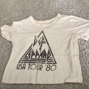 Cream Colored Crop Top